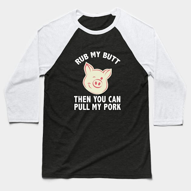 Roast Beef Baseball T-Shirt by Saymen Design